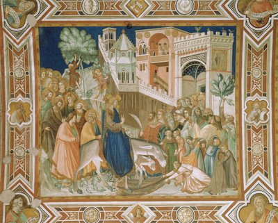 Ingresso di Cristo a Gerusalemme, 1320 da Pietro Lorenzetti